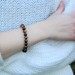 Braccialetto in Occhio Di Tigre Sfere 8mm Bracciale Minerali Cristalloterapia A+-3