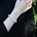 Pulsera Chip de CUARZO ROSA Minerales Cristaloterapia Regalo Zen A+-5