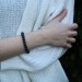 Pulsera Shungite Pulsera a Esferas 8mm Unisex Terapia de Cristales Chakra Reiki-4