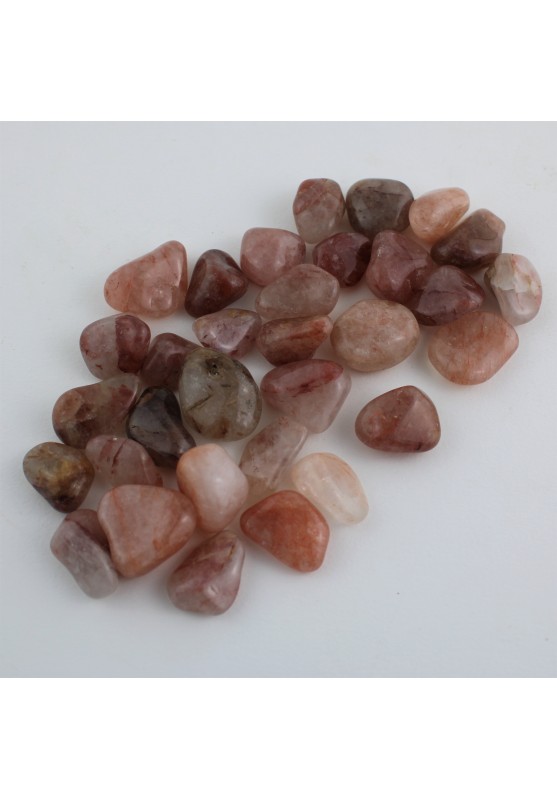 Rodado CUARZO Ematoide Cristaloterapia Chakra A+ [ Hematoid Quartz Tumbled ]-1