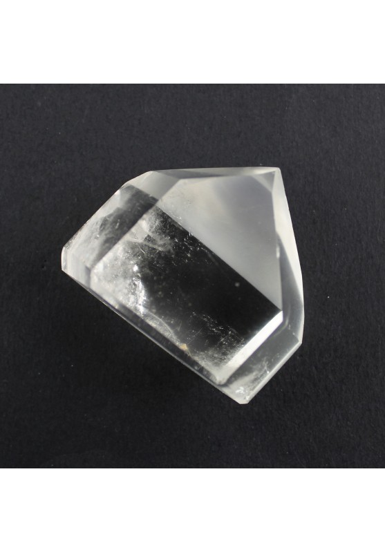 Pointe Quartz Hyalin Cristal de roche Cristal thérapie Chakra Reiki A+ 58g-1