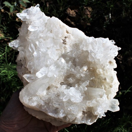 Grande Drusa Natural Hyaline Quartz 1904gr Rock Crystal Extra Quality A+-1
