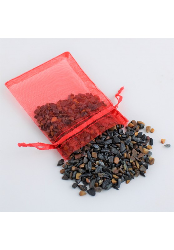 Bolsa 50 Gramos Ojo de Tigre Y Halcòn Minerales Terapia de Cristales Chakra Zen-1