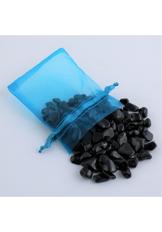 Sac 100 Grammes Tourmaline Noir Dégringolé Cristal thérapie Chakra Reiki Zen-1