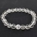Bracelet in Hyaline Quartz Spherical Bead Unisex - Hyaline Quartz Bracelet-3