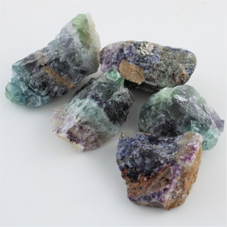 FLUORITE GREZZA Fluoruro di Calcio Messico MEDIO Cristalloterapia Chakra A+-1