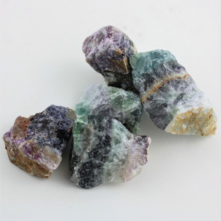 FLUORITE GREZZA Fluoruro di Calcio Messico MEDIO Cristalloterapia Chakra A+-2