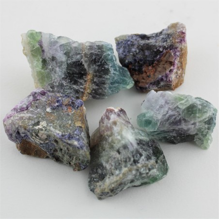 FLUORITE GREZZA Fluoruro di Calcio Messico MEDIO Cristalloterapia Chakra A+-3