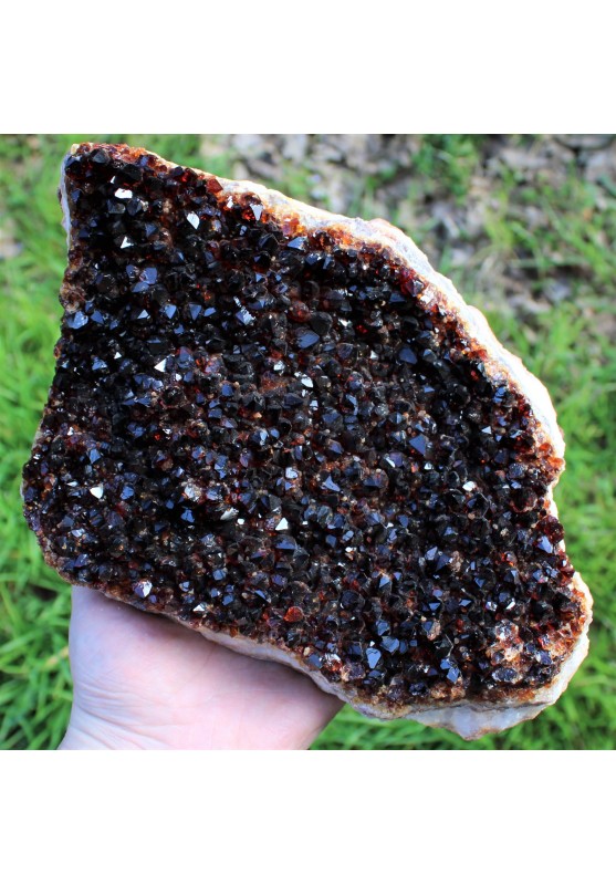 Big Rough Citrine Quartz Druzy Minerals Crystals Point Geode Specimen Zen A+-1