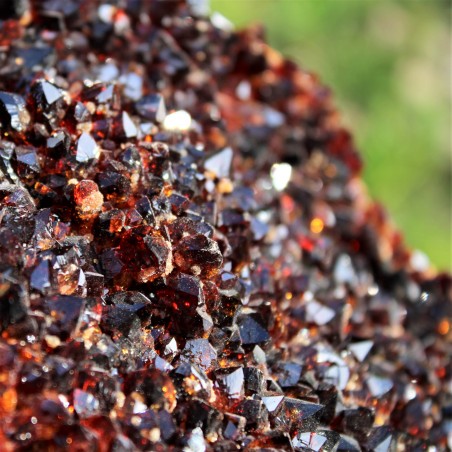 DRUSA QUARZO CITRINO GREZZO Minerale Cristalli Punta Chakra Qualità Geode A+-5