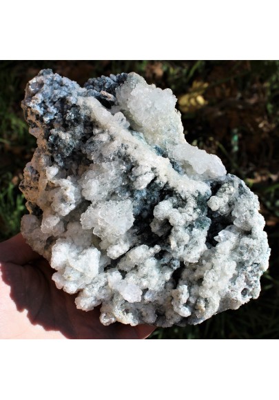 Drusa Raw AMETHYST and QUARTZ Geode Natural Rough Home Decor 948gr A+-1