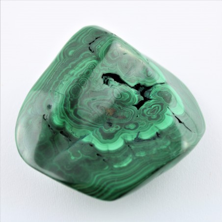 Minerales Malaquita Rodada terapia de Cristales 284gr Alta Calidad-1