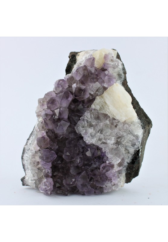 Minerals Druzy AMETHYST with Calcite Crystal Healing Home Decor High Quality Chakra-4