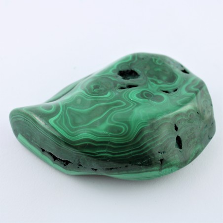 Big Tumbled MALACHITE Minerals Specimen Home Decor  Crystal Healing Chakra 440gr-7