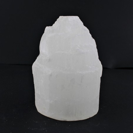 Night light in rough SELENITE angel stone crystal therapy decoration reiki zen-4