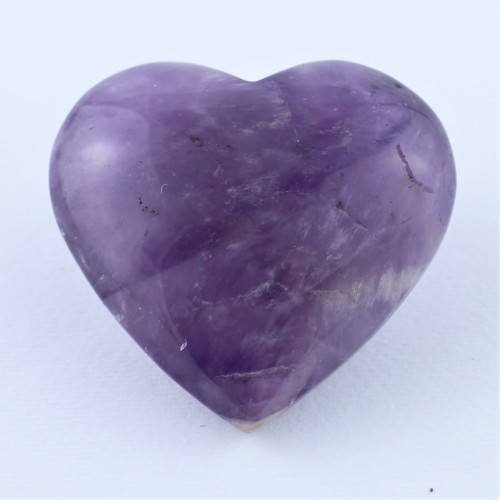 Beautiful Rare Amethyst Heart Decor Collecting Crystal Healing Reiki-2