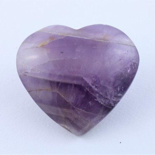 Beautiful Rare Amethyst Heart Decor Collecting Crystal Healing Reiki-3