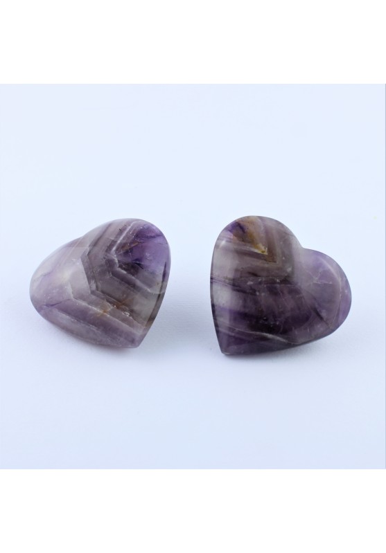 Hermoso Corazón en Amatista Rodado Terapia con cristales Regalo Muebles Reiki-1