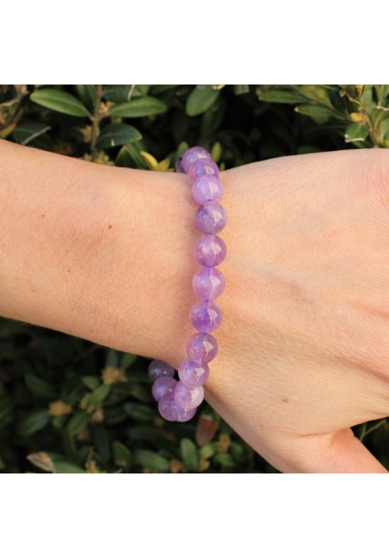 AMETHYST Spheres Bracelet Crystal Therapy Bracelet Chakra Jewels-1