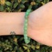 Pulsera de esferas de aventurina verde Pulsera de joyería de chakra de terapia de cristal-1