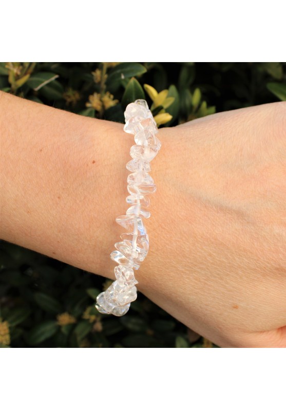 Chips Bracelet Hyaline Quartz Rock Crystal Crystal Therapy Bracelet-1