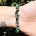 Bracelet Anyolite Ruby Zoisite Chips Reiki Crystal Therapy-1