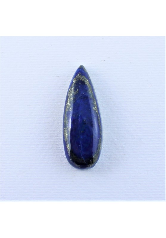 Cabochon Lapis lazuli Macrame Drop thin Jewels Riflessi Lapis pendant-1
