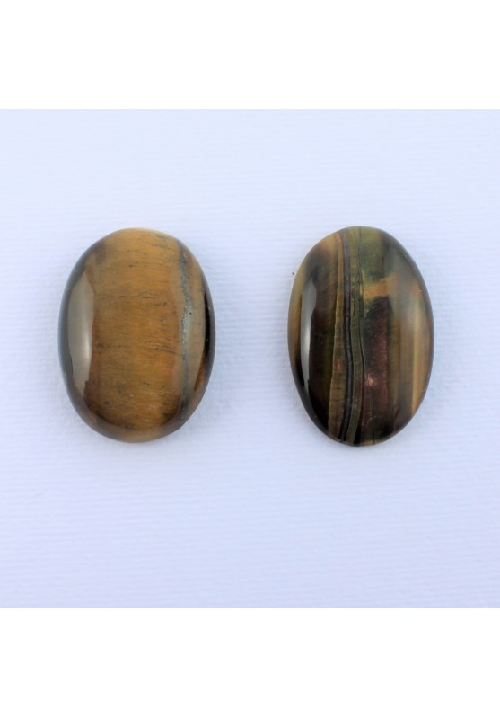 Cabochon Occhio di Tigre Ovale grande Macramè ciondolo gioielli boho gypsy-1