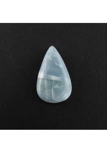 Cabochon Goutte Opale bleue Bleu ciel Owyhee Macramé Bijoux Pendentif Anneau Reiki-1