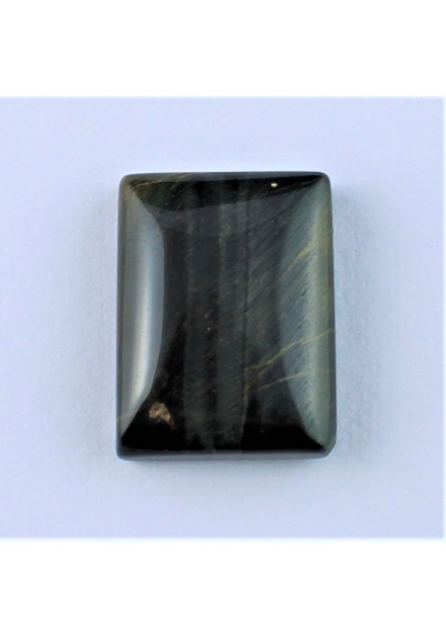 Cabochon Occhio di Falco Rettangolare Burattato Macramè Gioielli Ciondolo Chakra-1