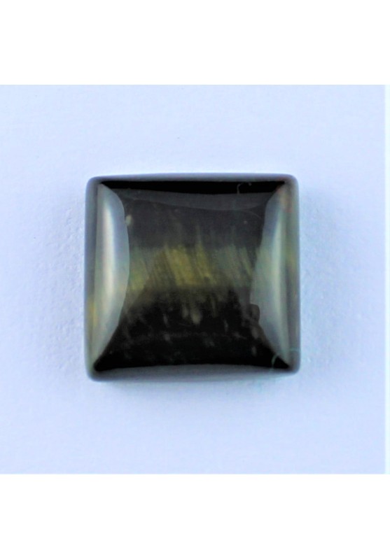 Cabujon Ojo de halcón Cuadrado caído Macramé Joyas Colgante Anillo-1