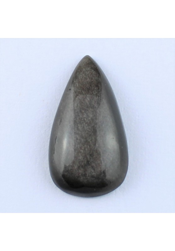 Cabochon Obsidienne argentée Goutte Dégringolé Macramé Bijoux Pendentif Bijoux de fantaisie-1