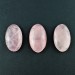 Large Oval Rose Quartz Cabochon Tumbled Macrame Pendant Costume Jewelery Chakra-1
