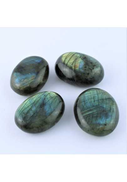 Palmstone Labradorite Madagascar Blue Gold Reflections 66-96 g Zen crystal therapy-1