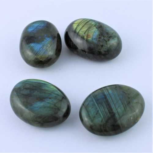 Palmstone Labradorite Madagascar Blue Gold Reflections 66-96 g Zen crystal therapy-2