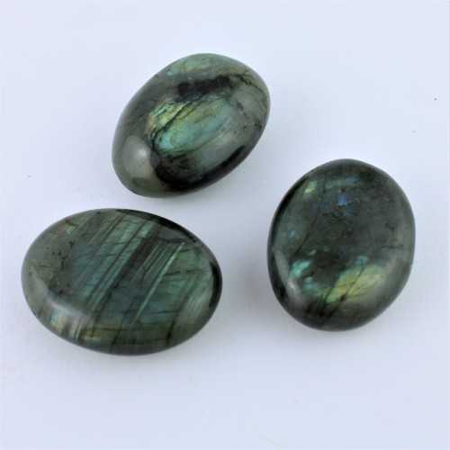 Palmstone Labradorite Madagascar 46-64 g Blue Gold Reflections Zen crystal therapy-2