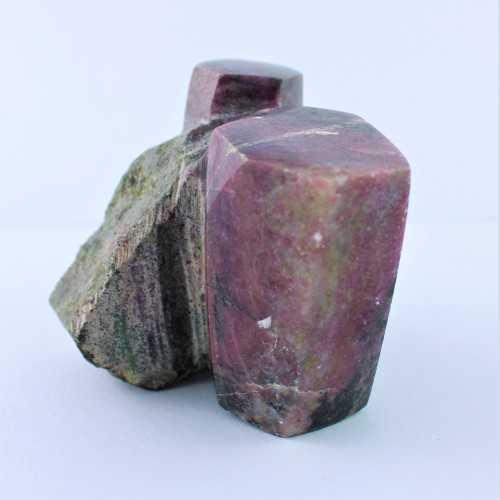Béryl rhodonite sur Matrice dégringolé 564gr Objets de collection de meubles Chakra-3