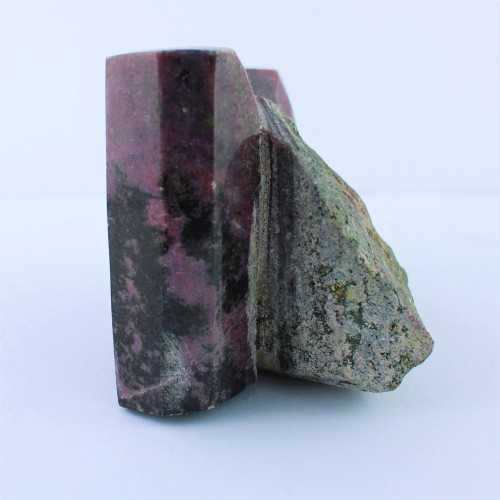 Béryl rhodonite sur Matrice dégringolé 564gr Objets de collection de meubles Chakra-4