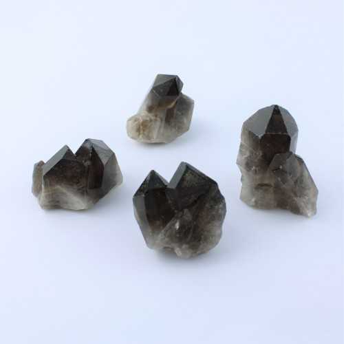 Group Smoked Quartz Smoked Tip Crystal Therapy Furnishing Collectibles-1