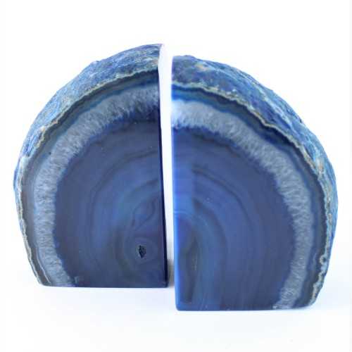 Pisapapeles Ágata azul Pareja Coleccionables Clip de papel Sujetalibros Muebles-1