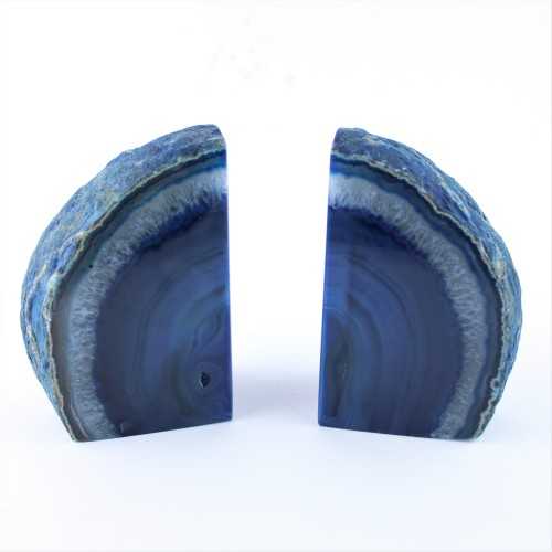 Pisapapeles Ágata azul Pareja Coleccionables Clip de papel Sujetalibros Muebles-2