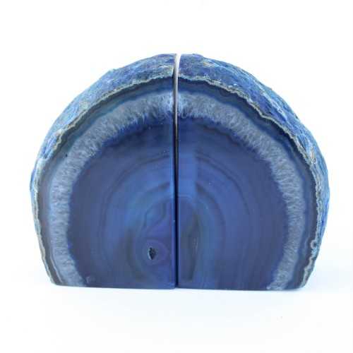 Pisapapeles Ágata azul Pareja Coleccionables Clip de papel Sujetalibros Muebles-3