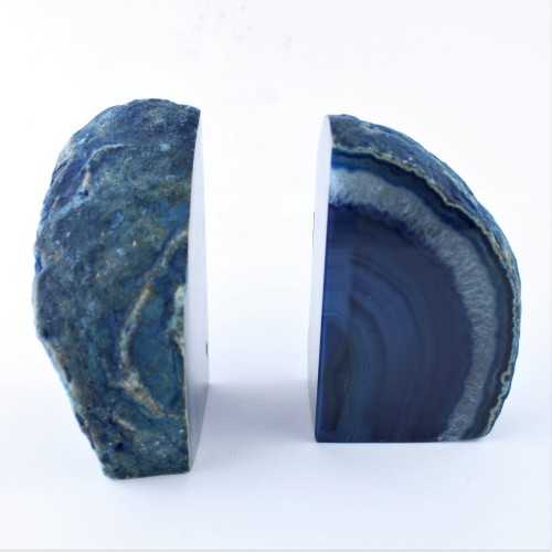 Pisapapeles Ágata azul Pareja Coleccionables Clip de papel Sujetalibros Muebles-4