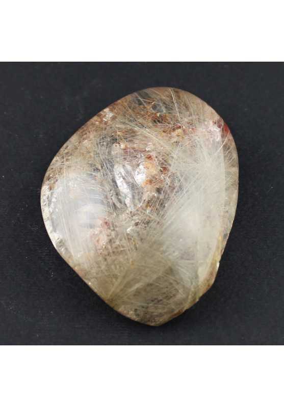 Quarzo Rutilato Lodolite Burattato Alta Qualità Collezionismo Arredamento 118 g-1
