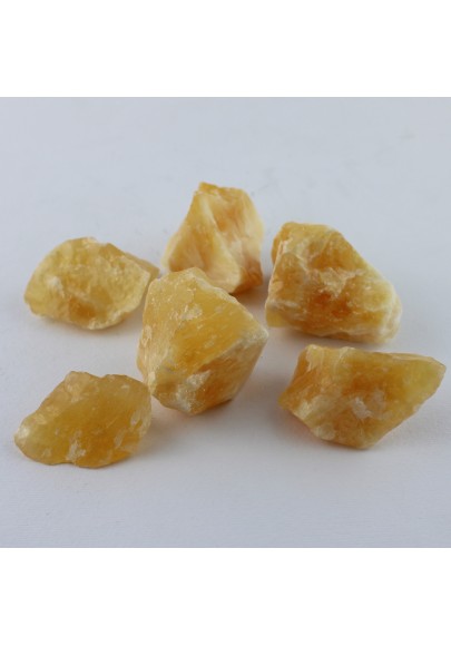 Calcite Gialla Grezza Cristallo Minerale Chakra Gemma Cristalloterapia Pietra A+-1
