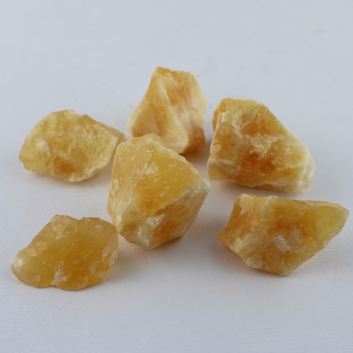 Calcite Gialla Grezza Cristallo Minerale Chakra Gemma Cristalloterapia Pietra A+-1