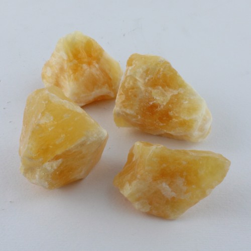 Calcite Gialla Grezza Cristallo Minerale Chakra Gemma Cristalloterapia Pietra A+-3