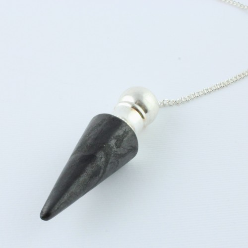 Pendulum in real Shungite Dowsing Dowsing Crystal Healing Collecting-2