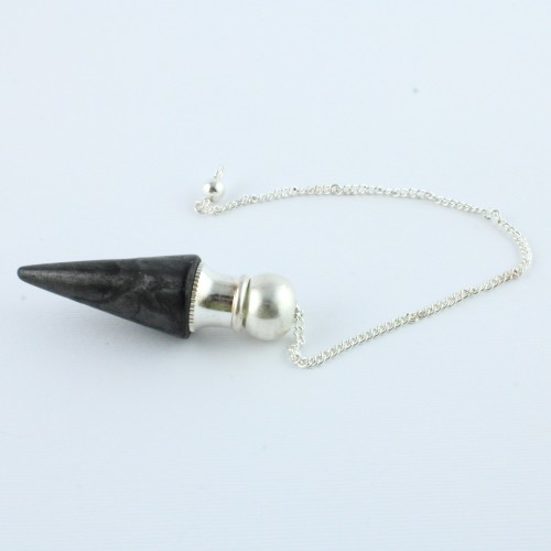 Pendulum in real Shungite Dowsing Dowsing Crystal Healing Collecting-3