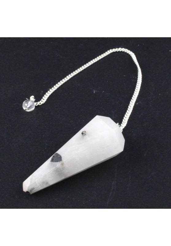 Pendulum Quartz Tourmalinate smoothed Minerals Collectibles Zen Dowsing Chakra-2